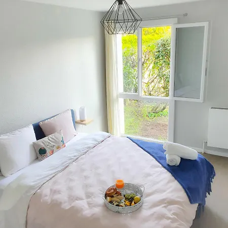Toulouse Airport Apartment: Netflix & Terrace